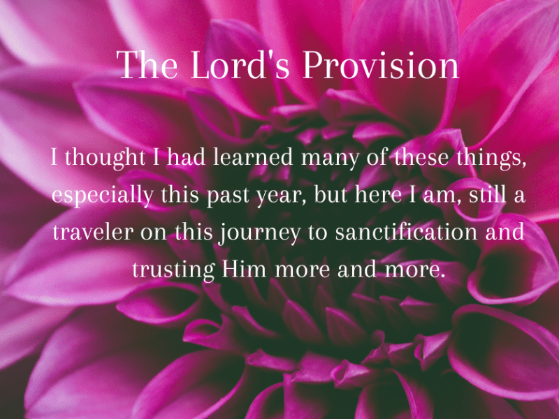 The Lord’s Provision